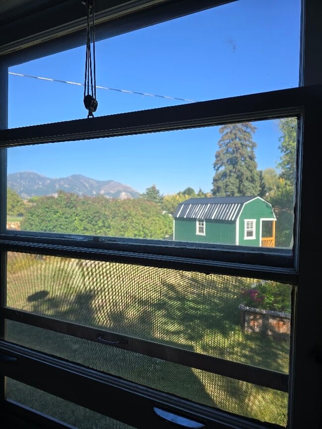 View of Bridger Mountains from main bedroom - 624 N Grand Ave