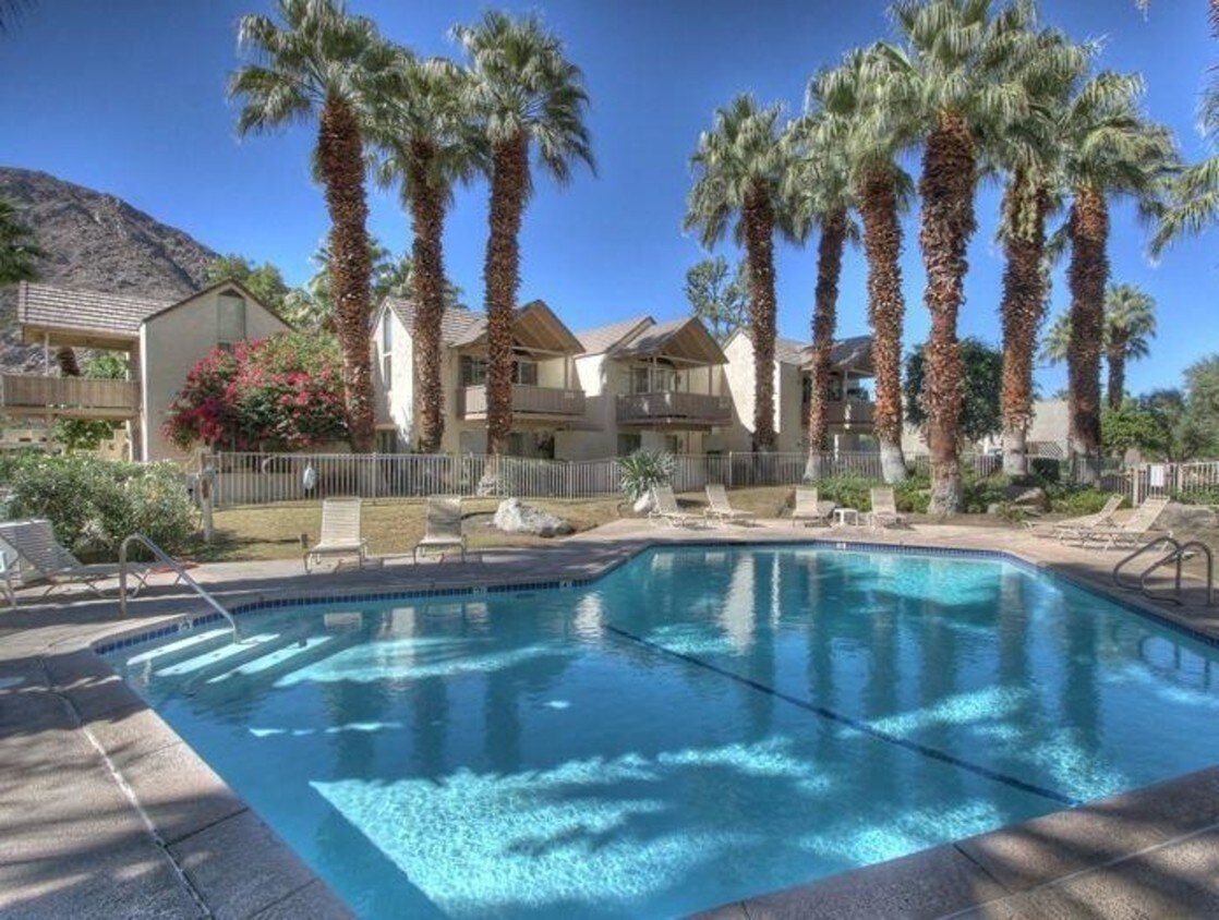 The pool is steps away from the unit - 78130 Cortez Ln