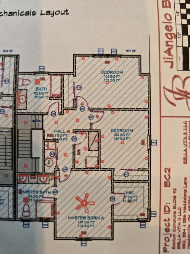 2nd floor plan - 332 Maddalena Ln