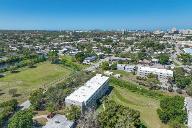 Aerial Photo - Creekside Manor I & II Apartments