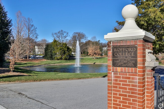 Wofford College has been drawing students to Spartanburg since 1854.