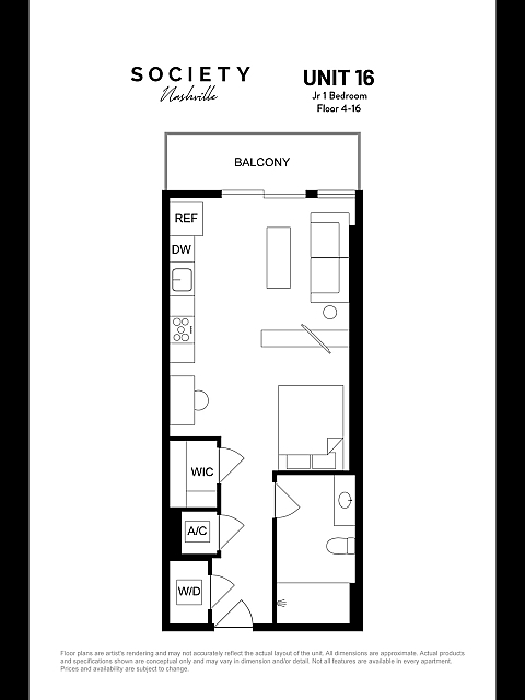 Unit 16_Floor 4-16 - Society Nashville