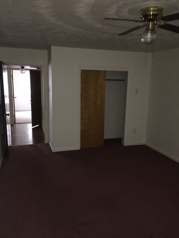 Bedroom looking out towards front door - 707 St Clair Ave