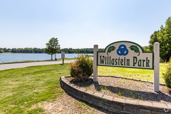 Enjoy a walk along Lake Willastein in Willastein Park.
