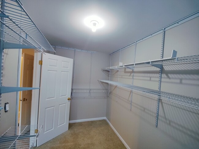 Massive master BR closet - 604 Twin Brooks Way SE