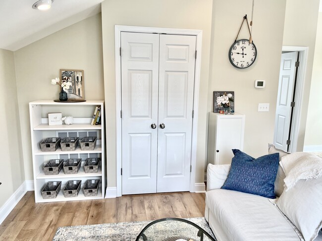 Living/Laundry closet - 217 Baysdale Dr