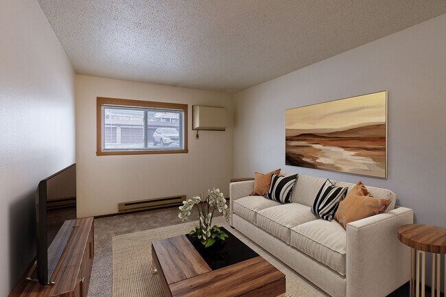 Apartamentos East y West de Fargo, ND Parkwood | Sala de estar - Parkwood East & West