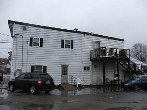 Rear of building and parking - 7139 E Main St