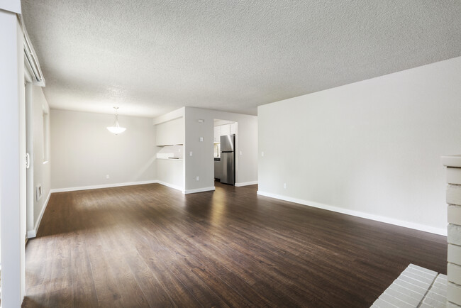 Living Room/Dining Room/Kitchen - Woodridge Apartments