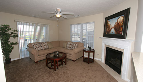 Living Room - Hylan Place Luxury Apartments