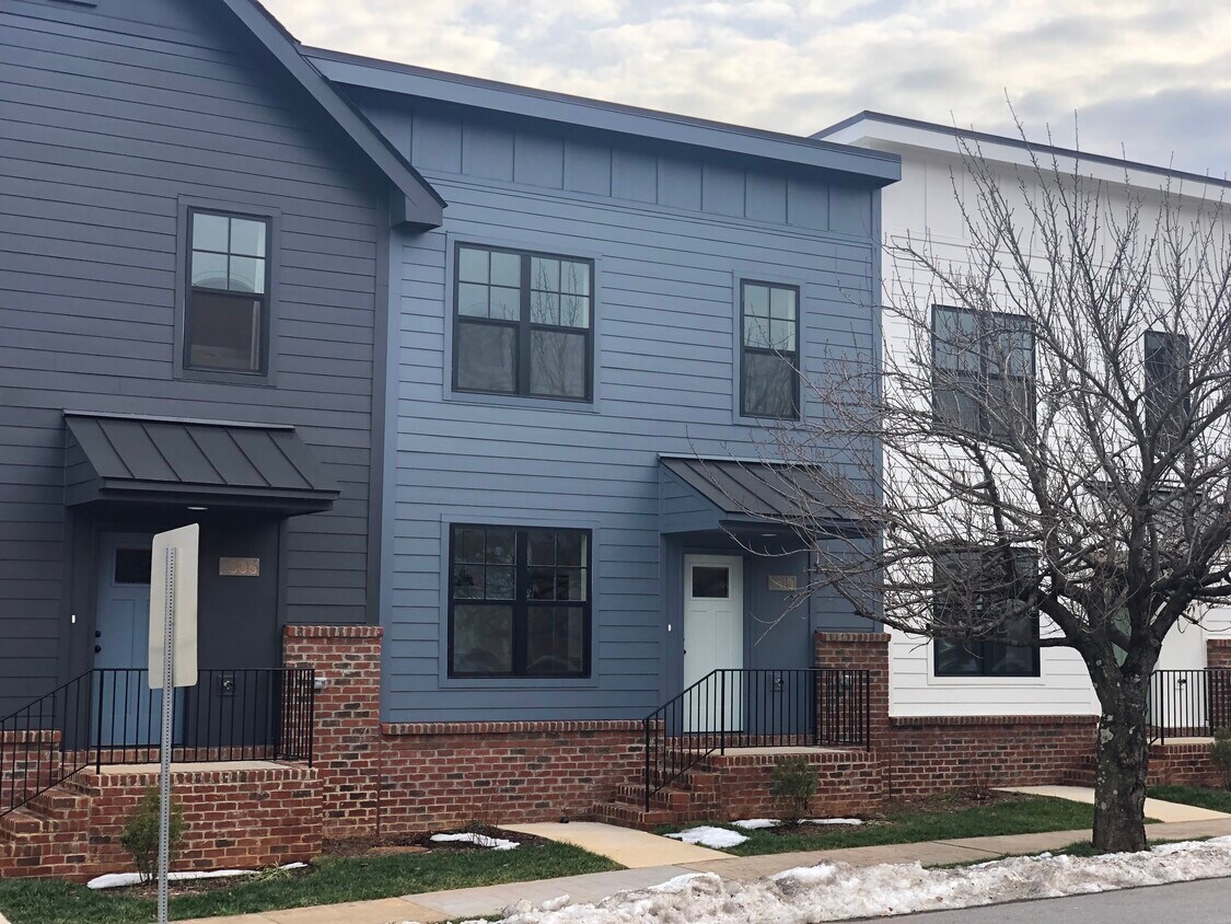 Front Exterior of the Townhome (Middle Unit) - 510 Court St
