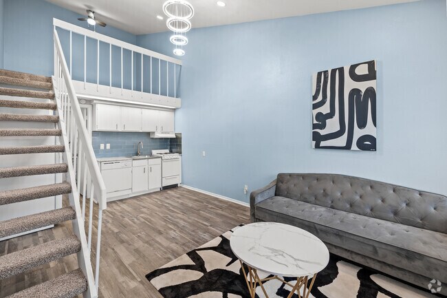 Estudio - 450 pies cuadrados - Sala de estar - Linda Vista Apartments