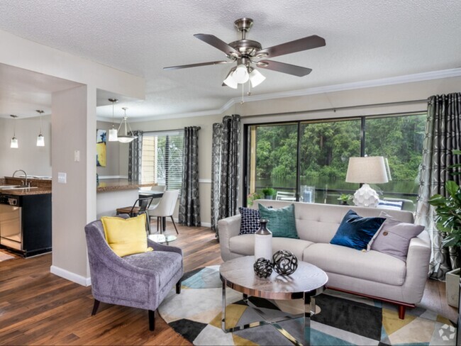 Open Floor Plan Living Area - Lakes of Northdale Apartments