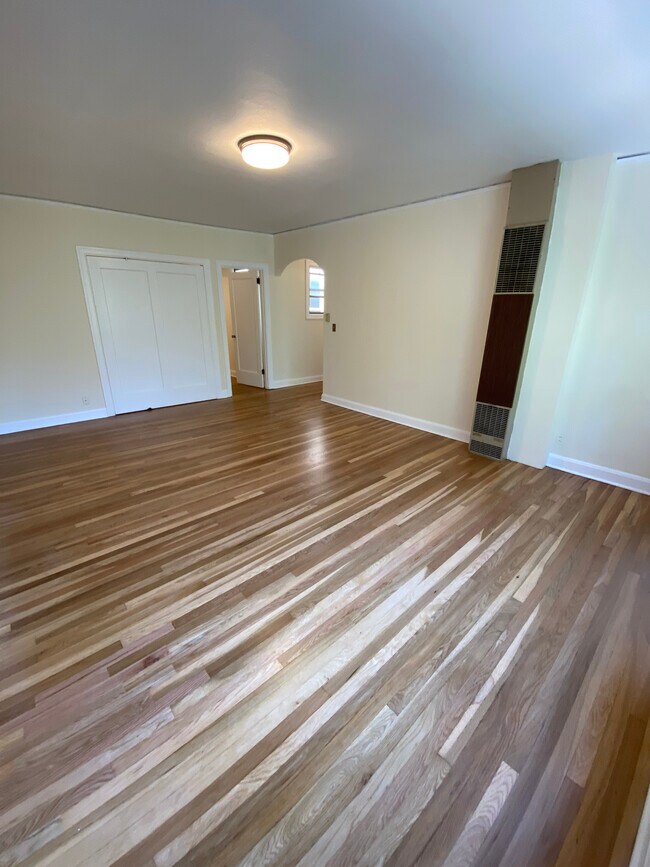 Living room from windows - 1329 Northeast Hancock Street Apartments