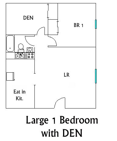 1 Bedroom - 596 Stull Ave