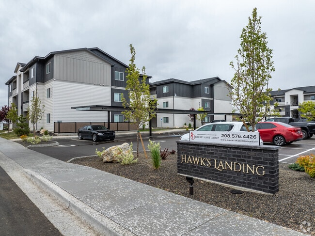 Entrance - Hawks Landing Apartments