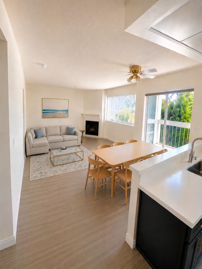 Floor Plan C Living and Dining Room - Veteran Plaza
