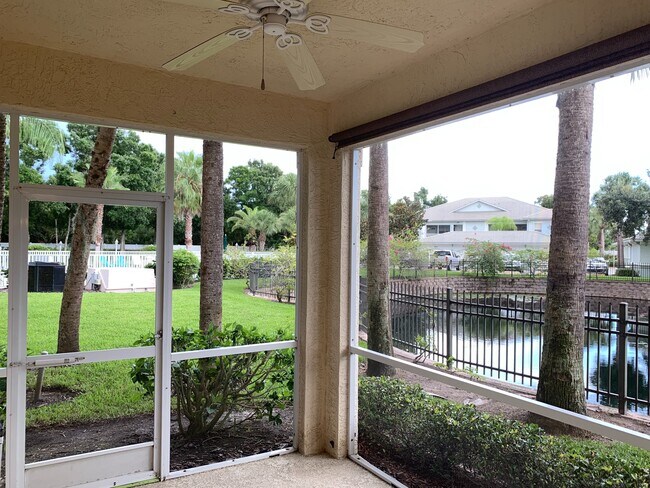 View looking out from living room - 611 Gardens Edge Dr