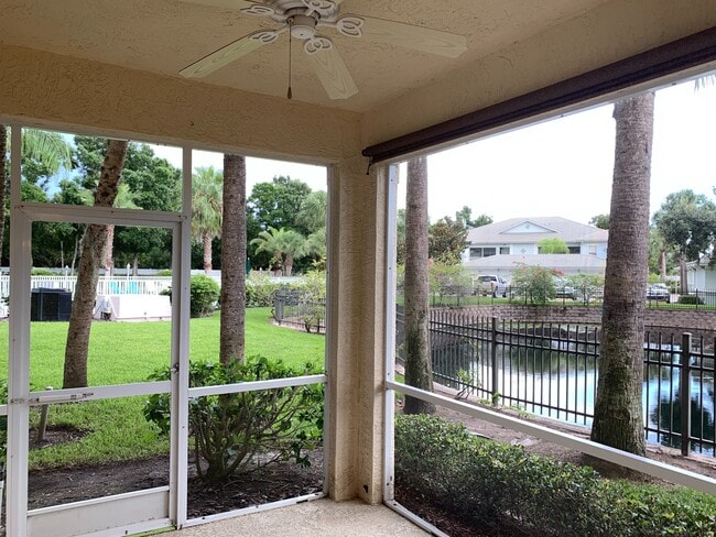 View looking out from living room - 611 Gardens Edge Dr