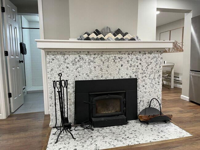 Wood-burning stove - 8255 Oak St