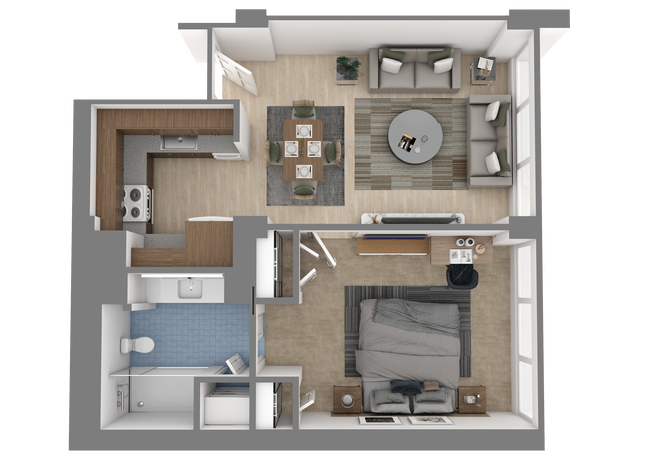 02 The Henderson 1 dormitorio, 1 baño, vista a la ciudad, 556 pies cuadrados.png - Edison Grand