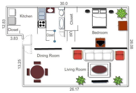 Lawn Village – Grand One Bedroom - Coming Soon