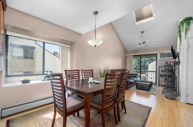 Dining Area Overlooking Livingroom & Terrace - 212 W Ridge Mews