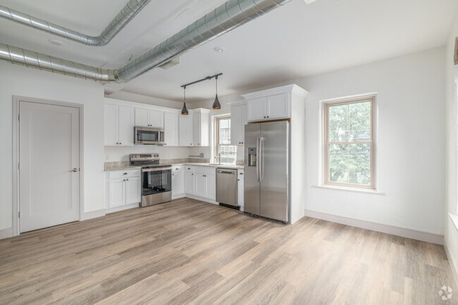 1BR, 1BA - 502SF - Living Room - Quaker Safety Lofts