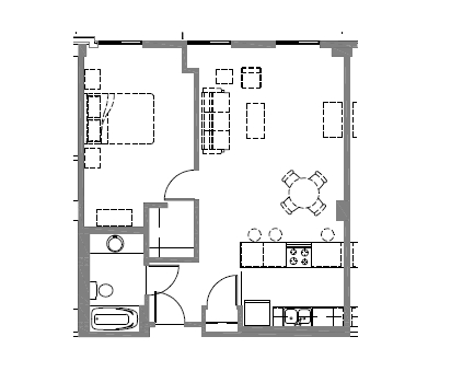 1BR/1BA - Lincoln Terrace Apartments