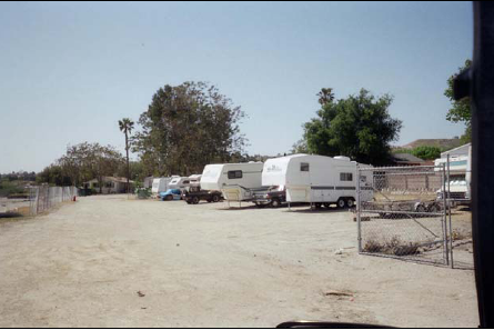 RV Storage Area - Sand Canyon Mobile Home Park
