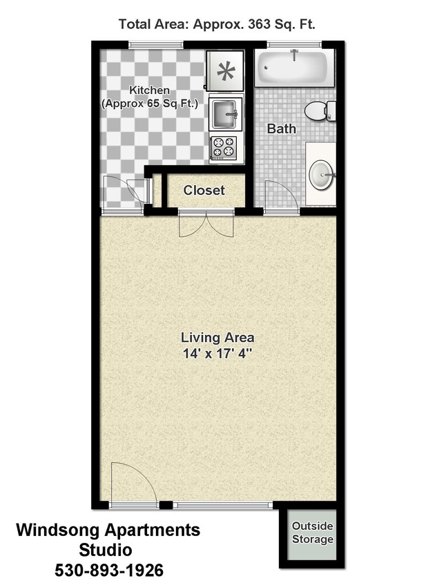 Floorplan - Windsong Apartments
