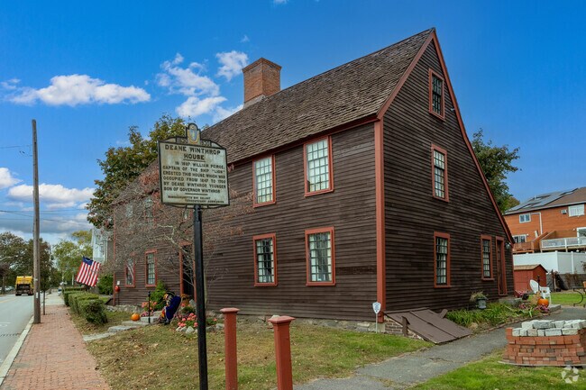 Built around 1637, the Deane Winthrop House is one of the oldest wood frame houses in the US.