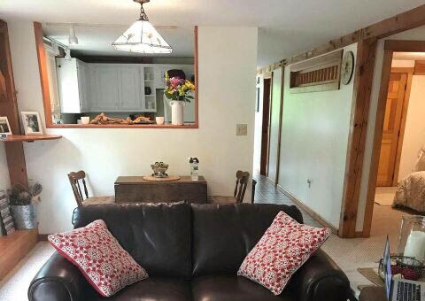 Living Room into Kitchen - 378 Pettingill Hill Rd