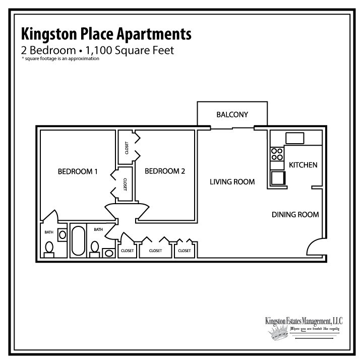 Kingston Place Apartments – 2 Bedroom
