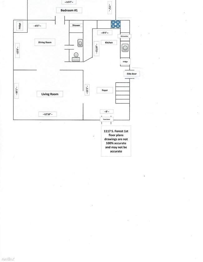 Foto del edificio - 4 br, 2 bath House - 1117 S Forest Ave 111...