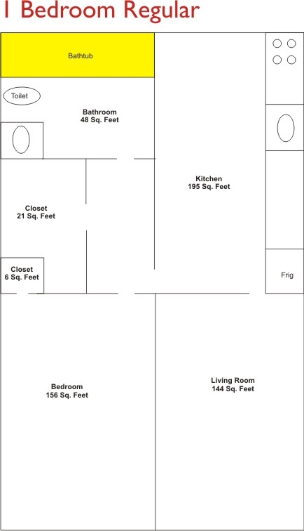 1BR/1BA - Drum Point Arms