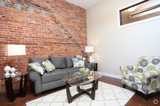 Sala de estar - Bosche Lofts and 910 Main Street.