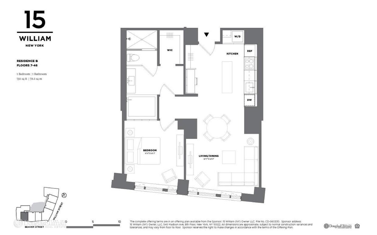 15 William St Unit 9B, New York, NY 10005 Condo for Rent in New York