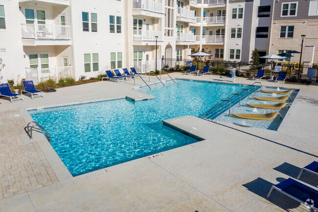 Pool Area - The Mason at Six Mile Creek