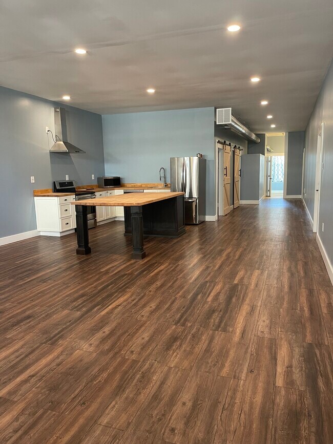 LIVING & KITCHEN AREA - 302 Adams St