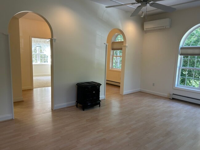 View into dining room/office and bedroom - 50 Pine St