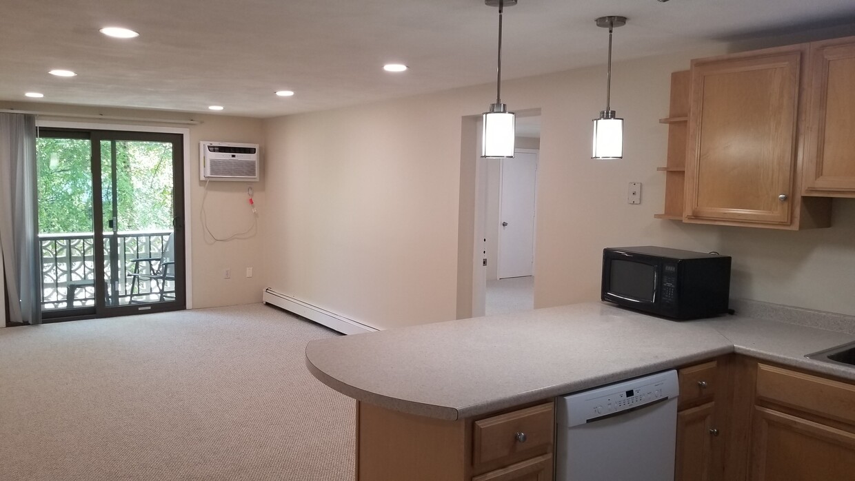 Living Room with Balcony - 29 Harvard Ave (Medford, MA)