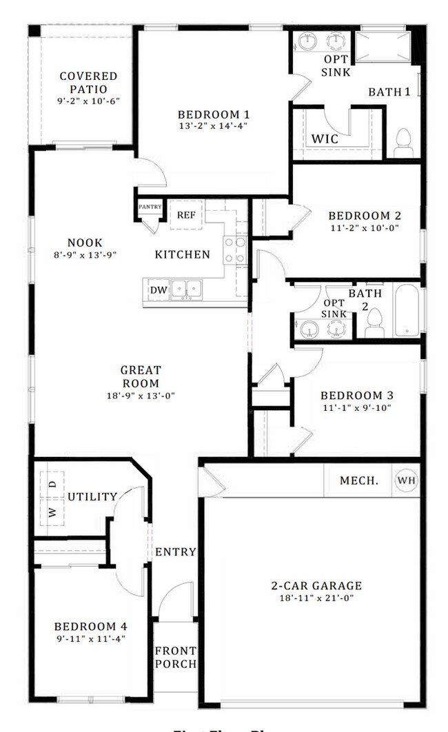 Foto del edificio - 4 bed 2 bath home in Huning Ranch! Built i...