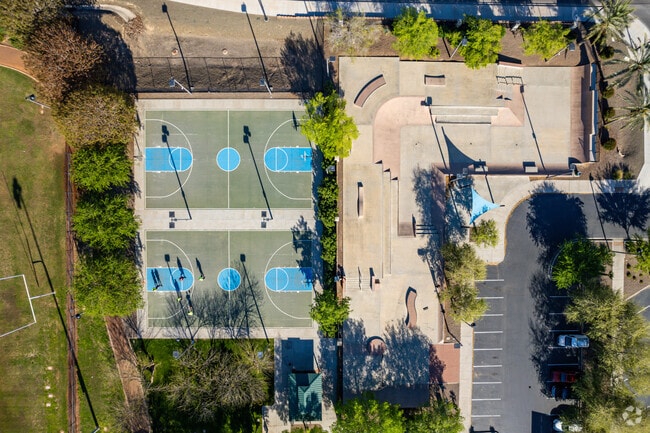 Gateway Park features a large skatepark.