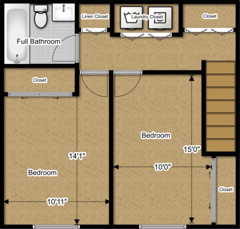 Huntington Hills Apartments – 2 bedroom