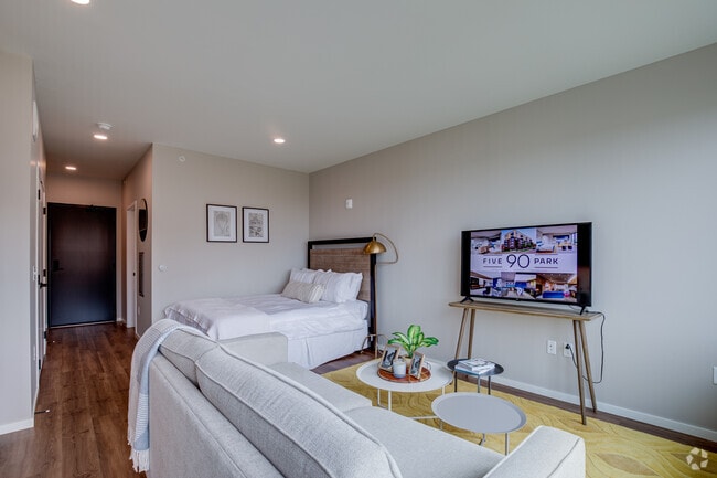 Studio, 1BA - 396SF - Five 90 Park Apartments