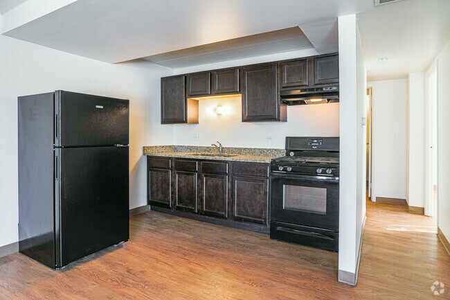 1HAB, 1BA - Cocina - Meadow View Apartments