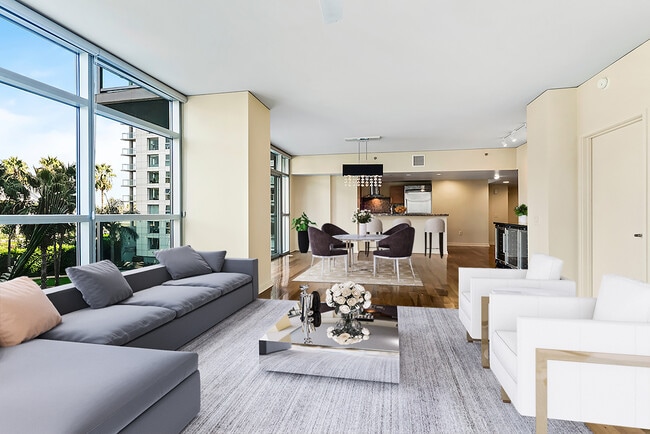 Living Room - 13650 Marina Pointe Dr