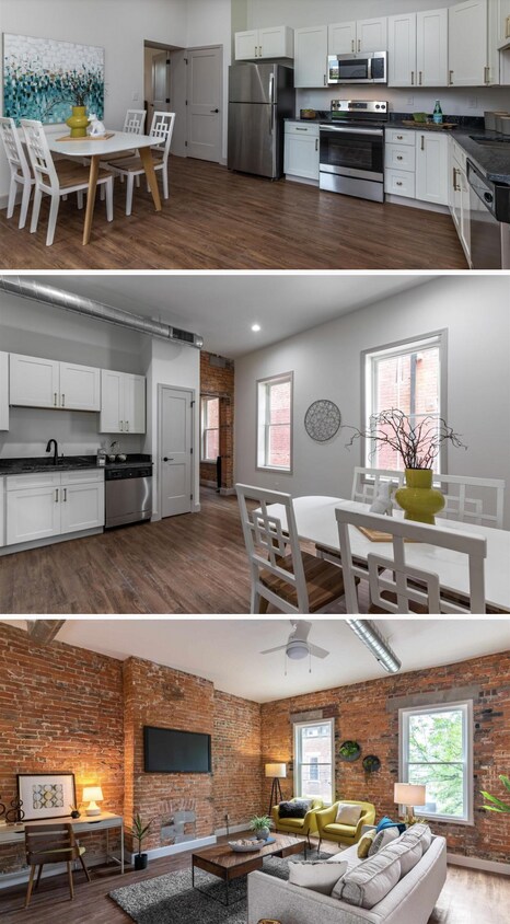 Kitchen and living room - 1038 Lee St