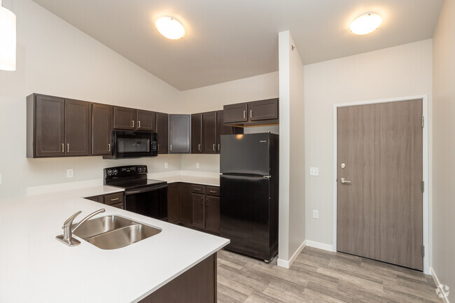 1BR, 1BA - 860SF - Cocina - The Brixx 2 Apartments